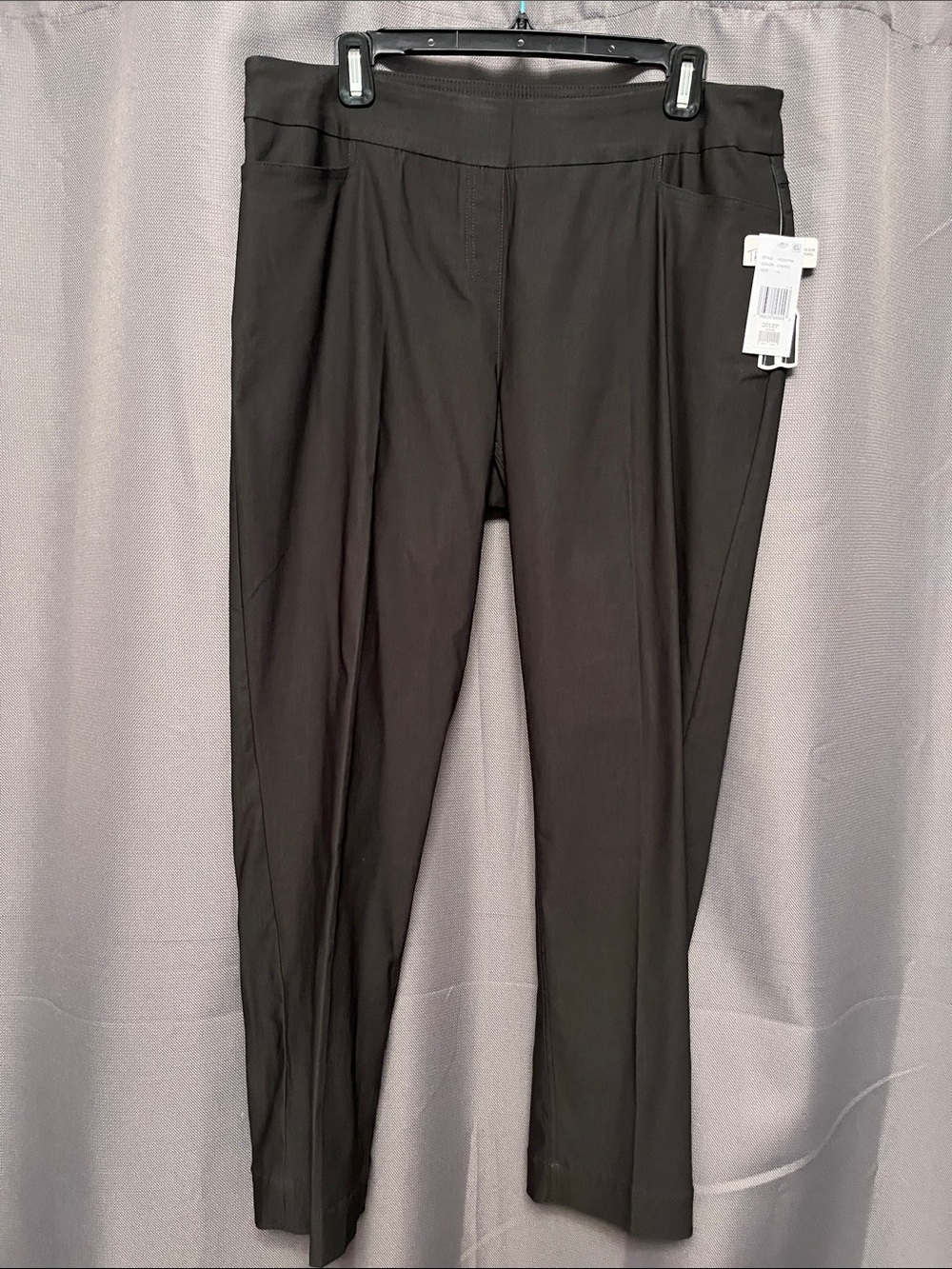 Black Women's Pull-On Stretch Trousers